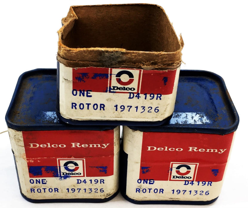 Delco Remy Distributor Rotor D-419R (1971326) [Lot of 3] NOS
