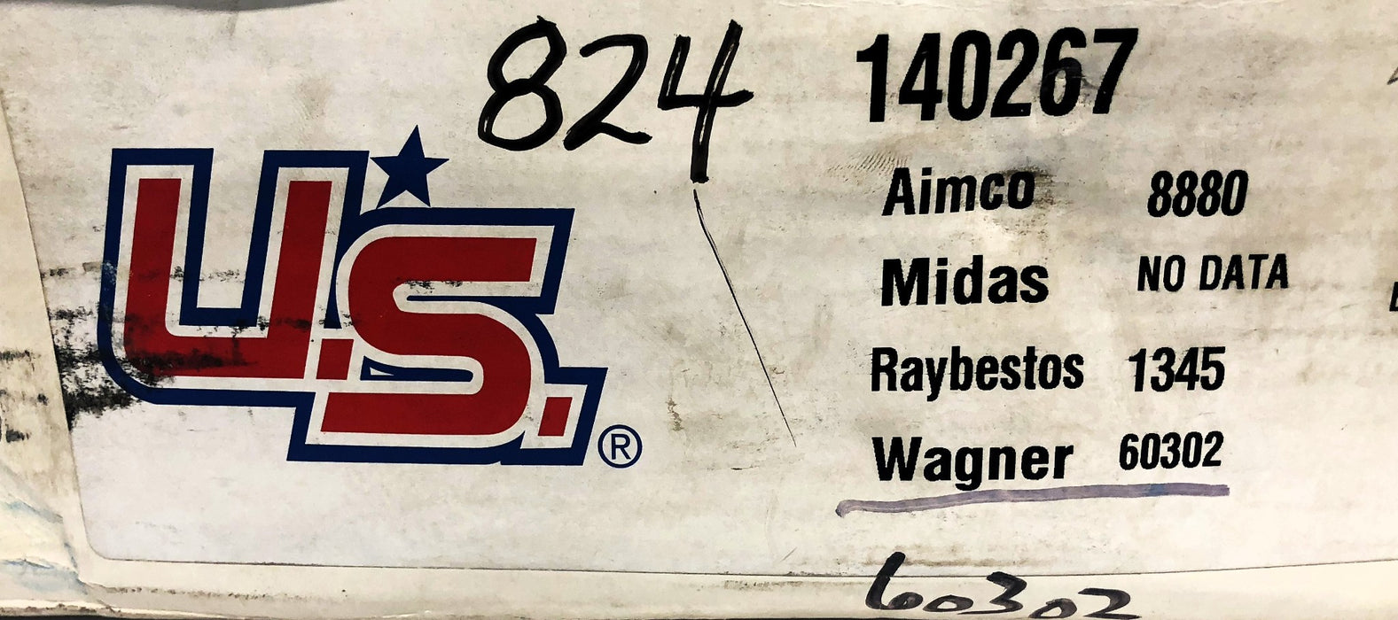 U.S R-Line Brake Drum 140267 (8880) (60302) NOS