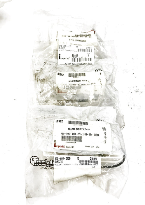 Truck-Lite/Imperial Rail Mount Kit 15414 (80962) [Lot of 3] NOS