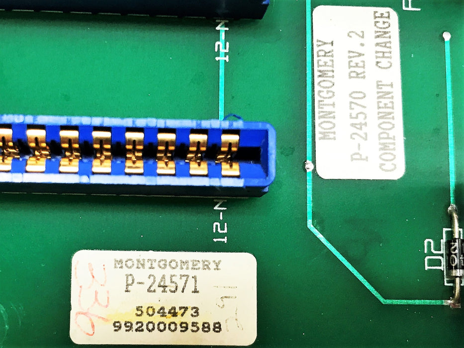 Montgomery Mega Tech ETS Elevator Board P-24571 USED