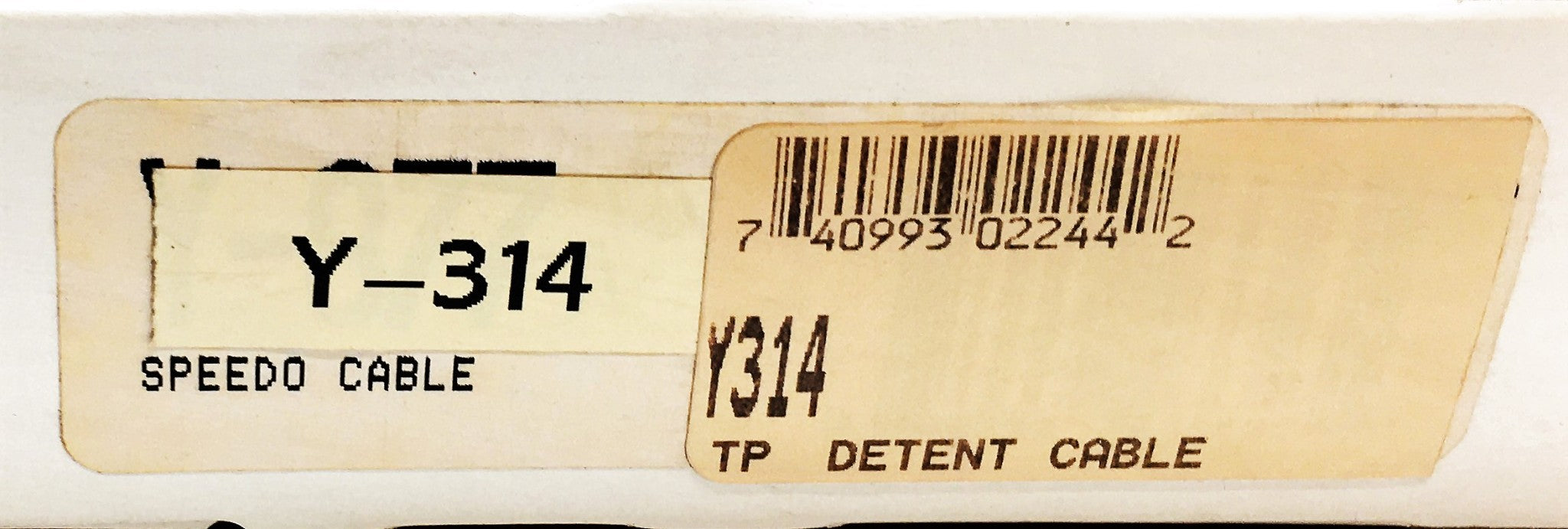 ATP Professional Auto Parts Detent Cable Y-314 NOS