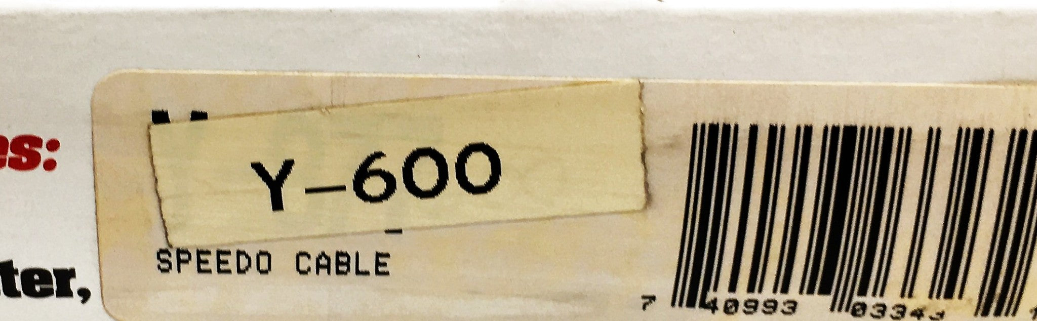 ATP Professional Auto Parts Shift Cable Y-600 NOS