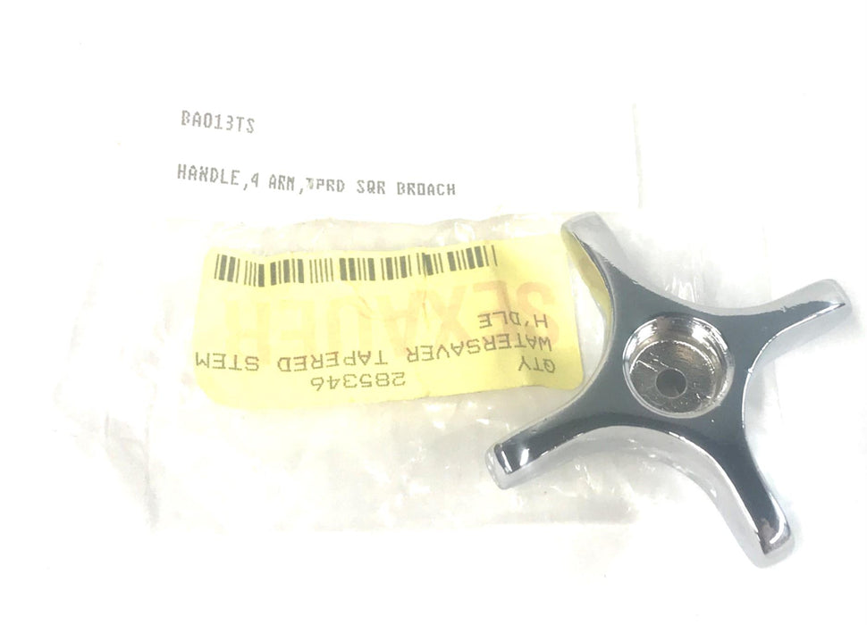 Sexauer/WaterSaver 4-Arm Tapered Square Broach Handle BA013TS NOS