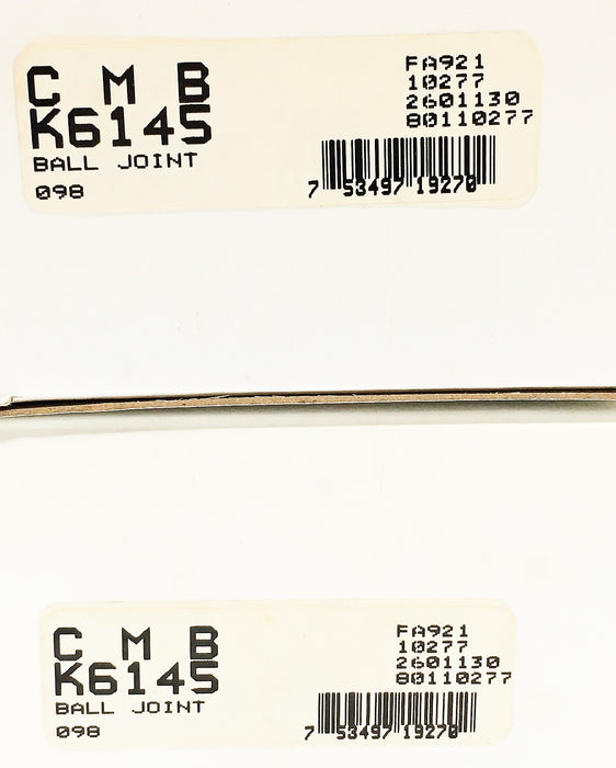 CMB Suspension Ball Joint [Lot of 2] K6145 NOS