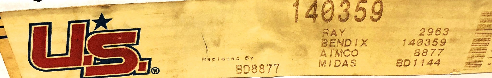 U.S. Rear Brake Drum BD8877 (140359) NOS