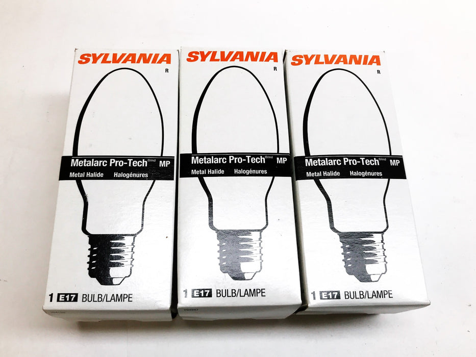 Sylvania White Metal Halide Halogen Lamp E17 [Lot of 3] NOS