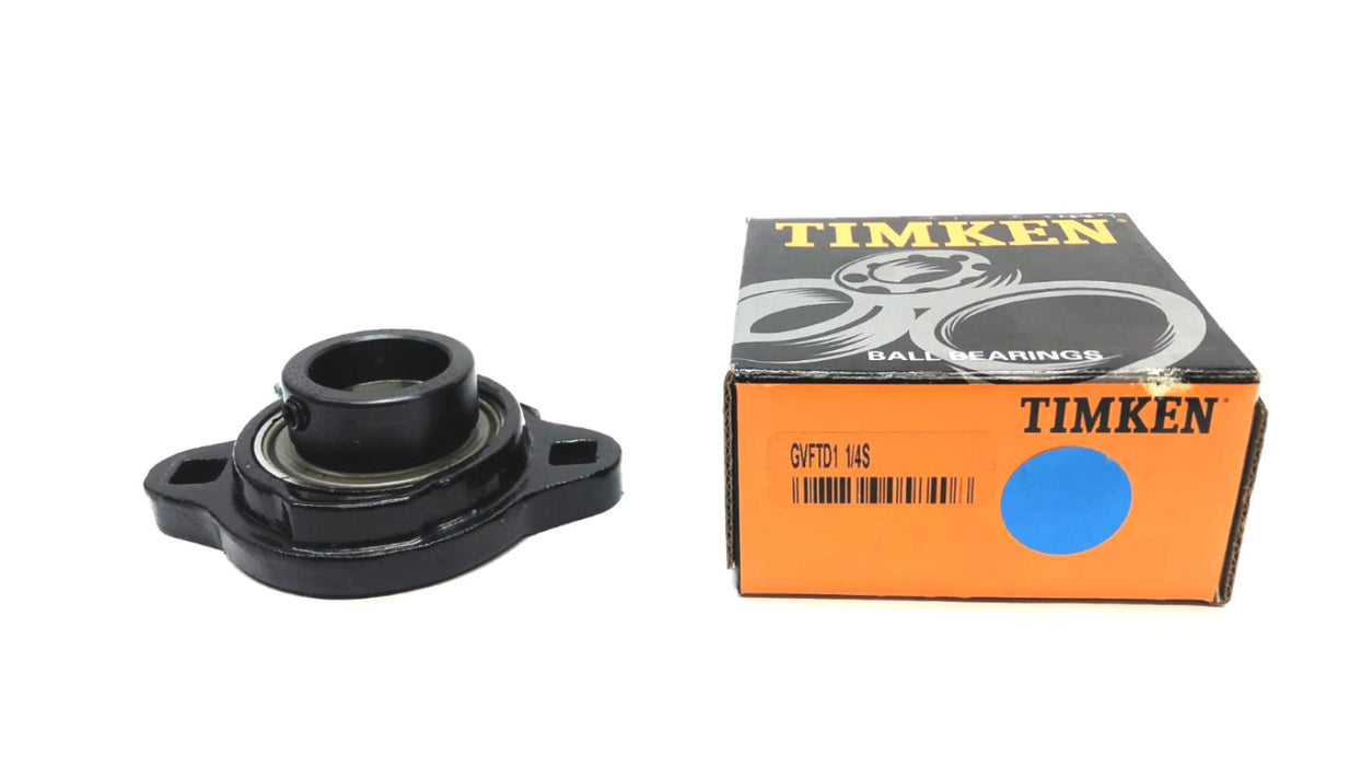 Timken Flange Mount Ball Bearing GVFTD1 1/4S NOS