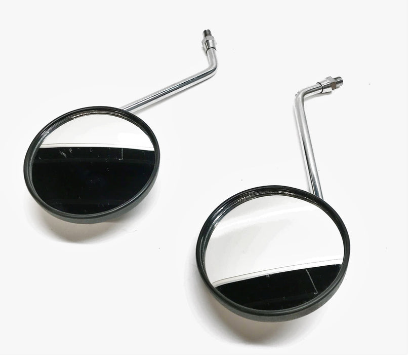 Toyo 4" Round Black Aftermarket Rear View Mirror Pair (USED)