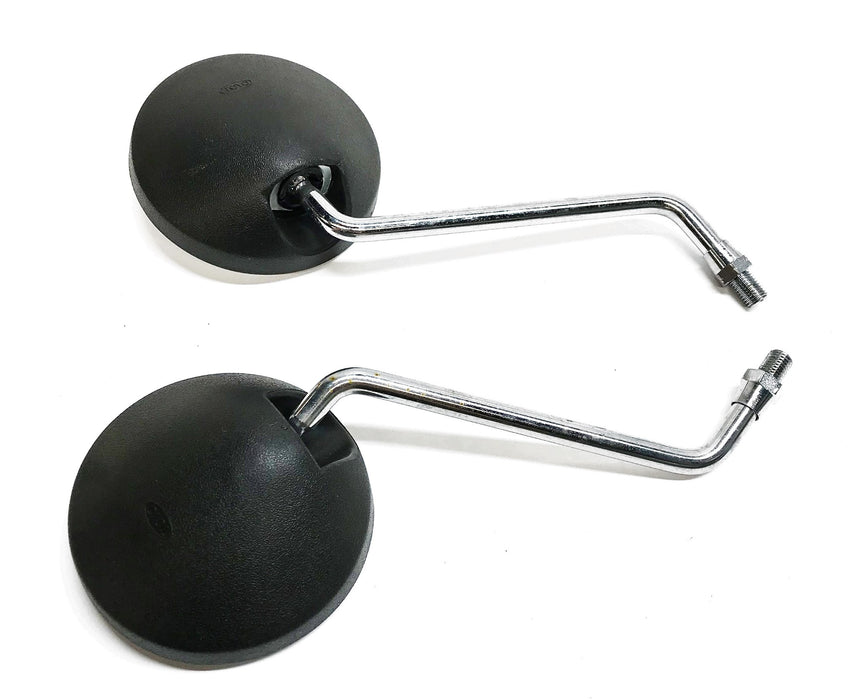 Toyo 4" Round Black Aftermarket Rear View Mirror Pair (USED)