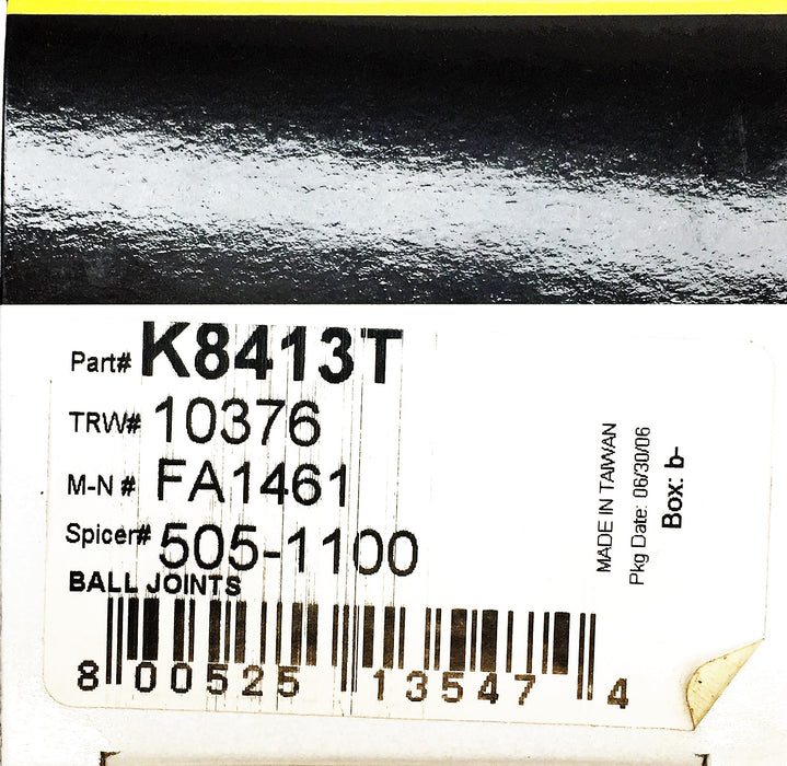 Parts Master Ball Joint K8413T NOS