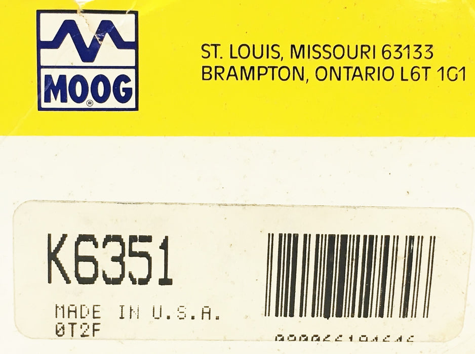 Moog Suspension Control Arm Bushing K6351 NOS
