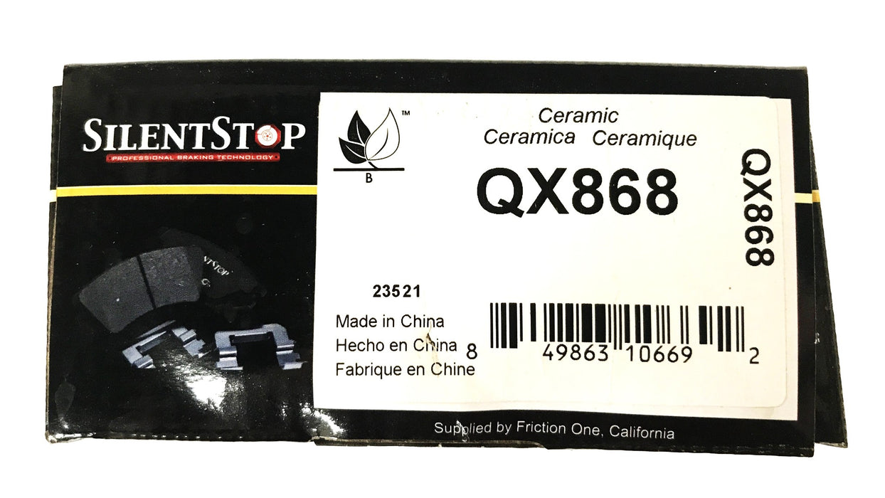 Silent Stop Semi-Metallic Brake Pad Kit QX868 NOS