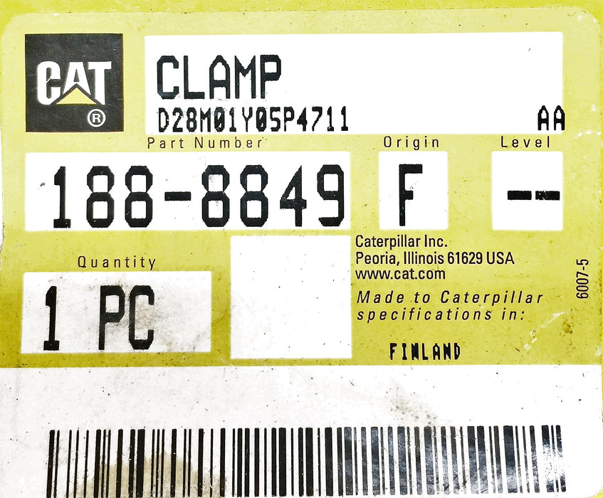 Caterpillar/CAT Clamp 188-8849 [Lot of 4] NOS