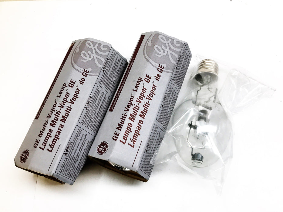 GE Clear 175-Watt Multi-Vapor Lamp MVR175/U [Lot of 3] NOS