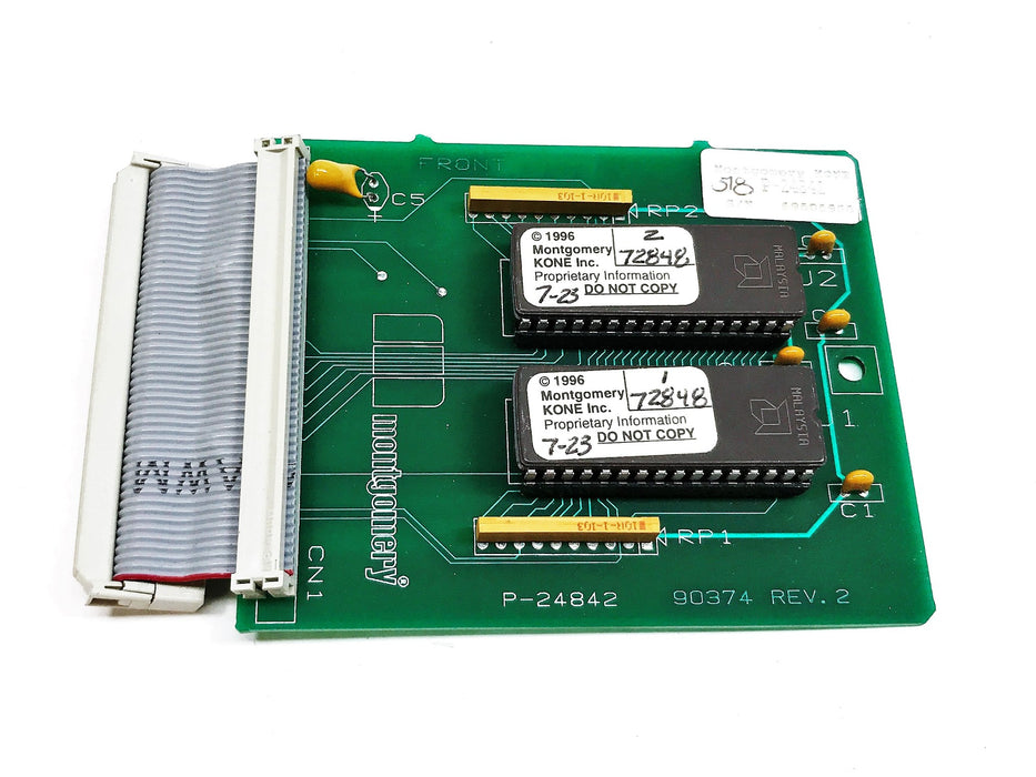 Montgomery MIPROM II 80286 CPU Memory Board P-24842 USED