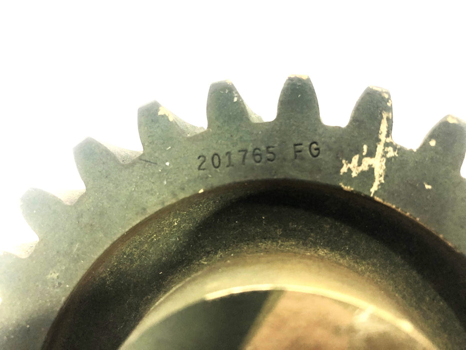 Unbranded 2.07X4.66 Inch OD 1.06X1.25 Inch ID 27 Tooth Worm Gear 201765-FG NOS