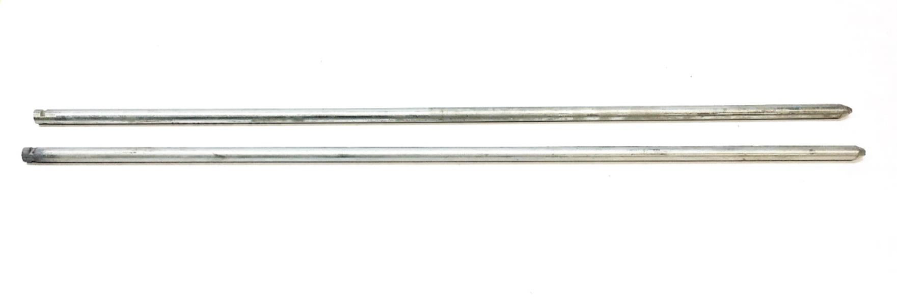 Unbranded 28 Inch Steel Push Rod [Lot of 2] NOS