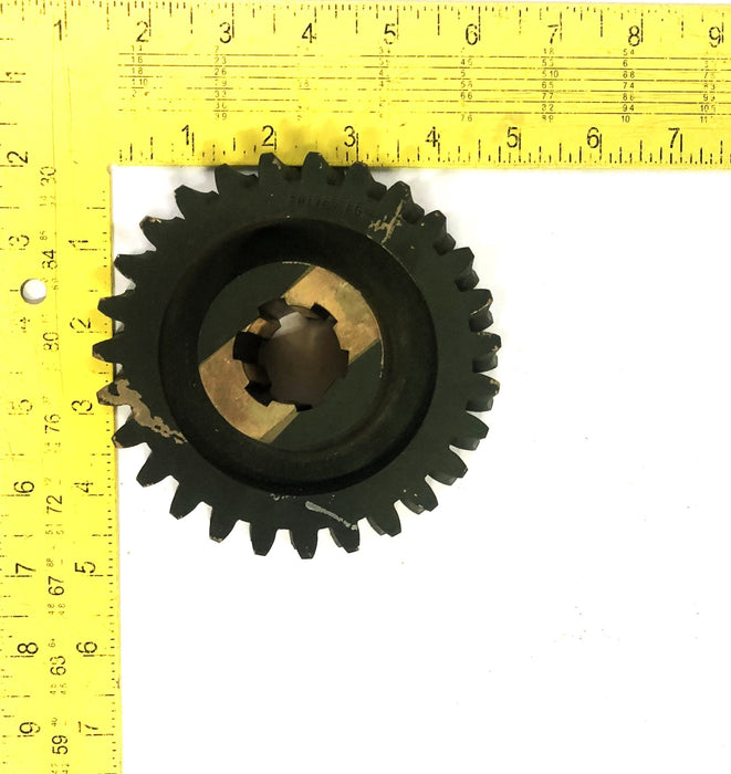 Unbranded 2.07X4.66 Inch OD 1.06X1.25 Inch ID 27 Tooth Worm Gear 201765-FG NOS