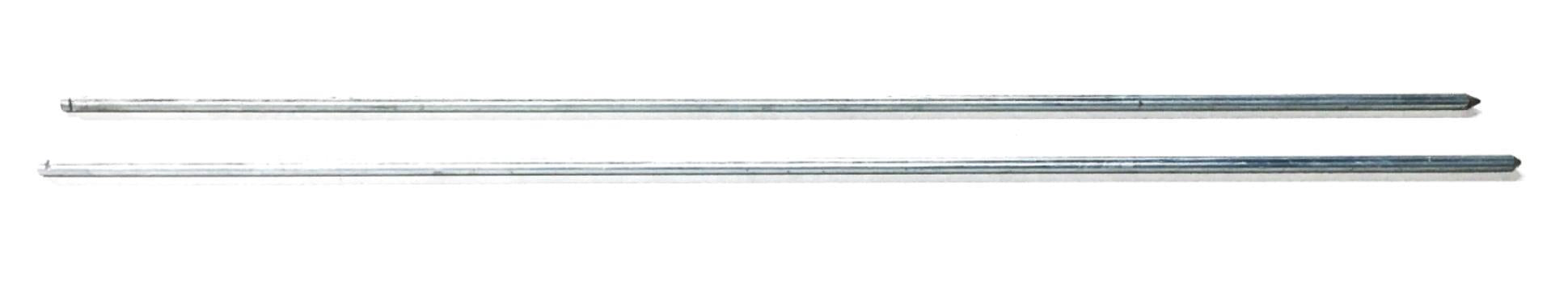 Unbranded 45 Inch Steel Push Rod [Lot of 2] NOS