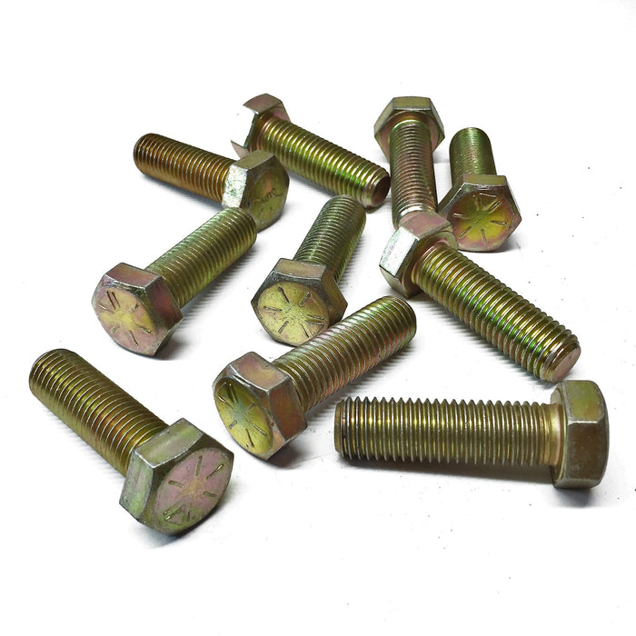 Muncie/New Flyer 3/4" 10 UNC X 2 1/2" Zinc Plated Bolt 10B12040 [Lot of 10] NOS