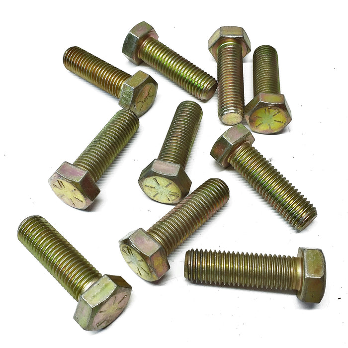 Muncie/New Flyer 3/4" 10 UNC X 2 1/2" Zinc Plated Bolt 10B12040 [Lot of 10] NOS