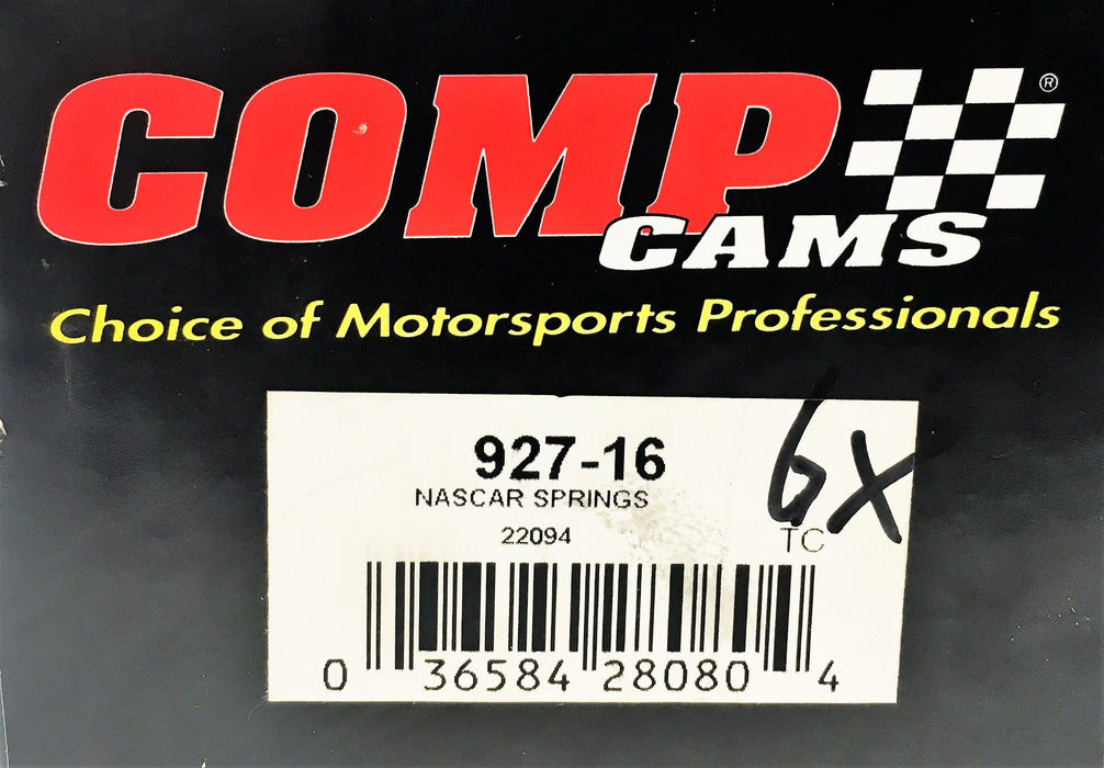 COMP Cams 22094 NASCAR Springs 927-16 [Lot of 6] NOS