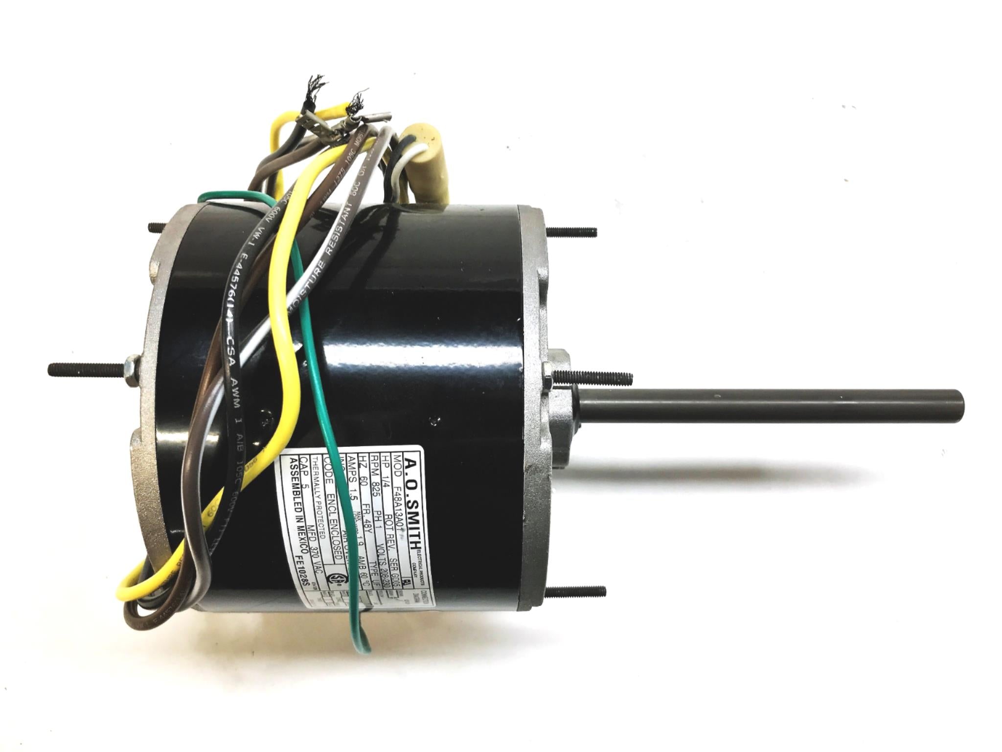 A.O. Smith 5.6 Diameter HVAC Condenser Fan Motor FE1028S NOS –  governmenttransitsurplus.com