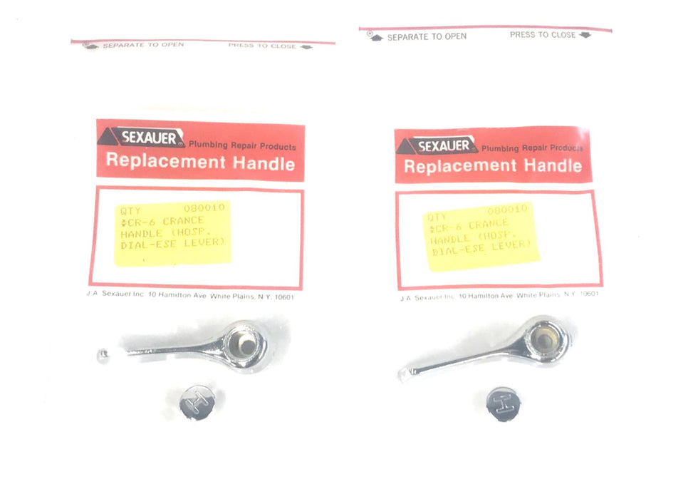 Sexauer/Crane Dial-ese Lever with "H" Index Button 080010 (CR-6) [Lot of 2] NOS
