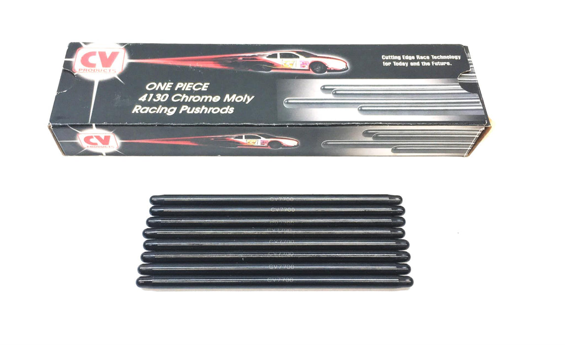 CV Products One Piece 4130 Chrome Moly Racing Push Rods CV-7700 [Lot of 8] NOS