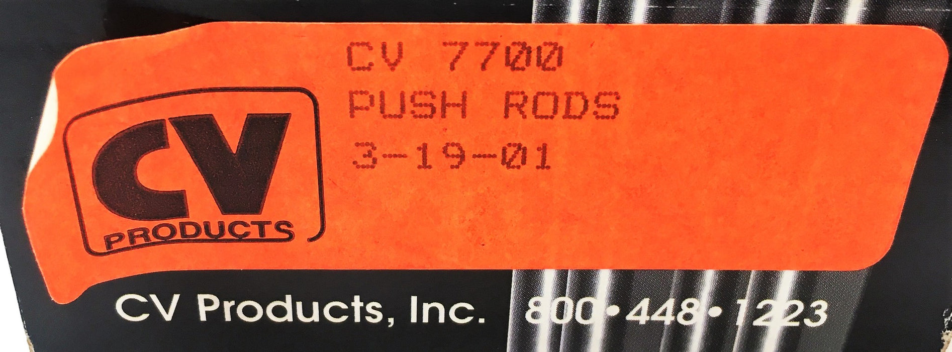 CV Products One Piece 4130 Chrome Moly Racing Push Rods CV-7700 [Lot of 8] NOS