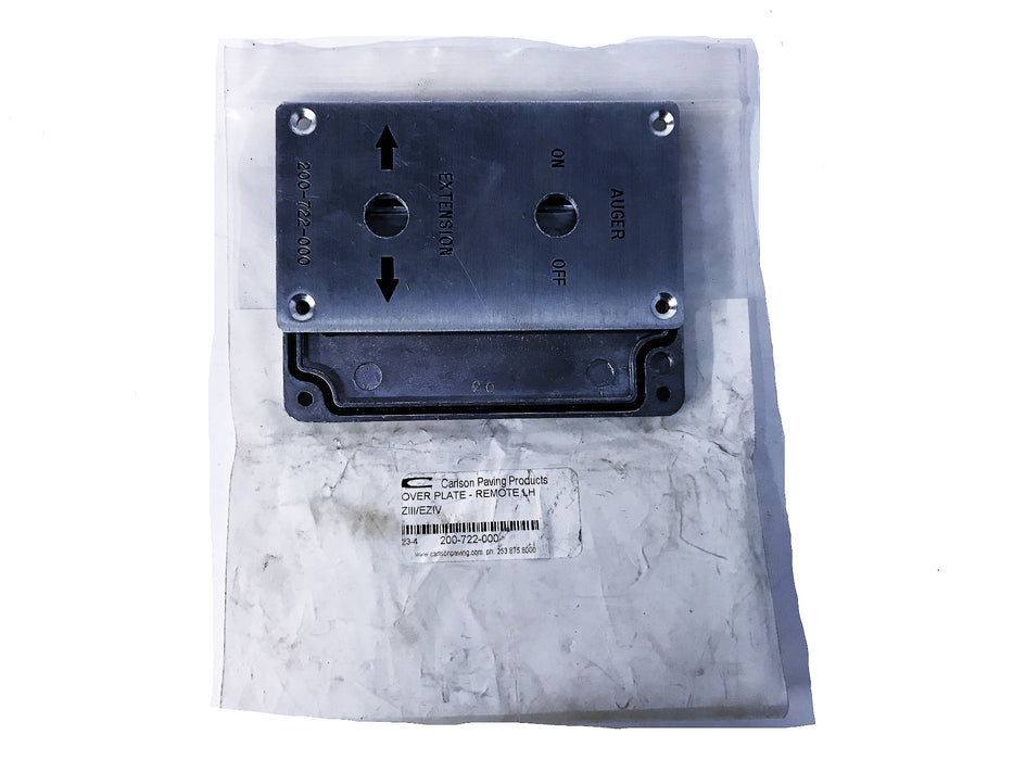 Carlson Remote Left Hand Over Plate 200-722-000 NOS