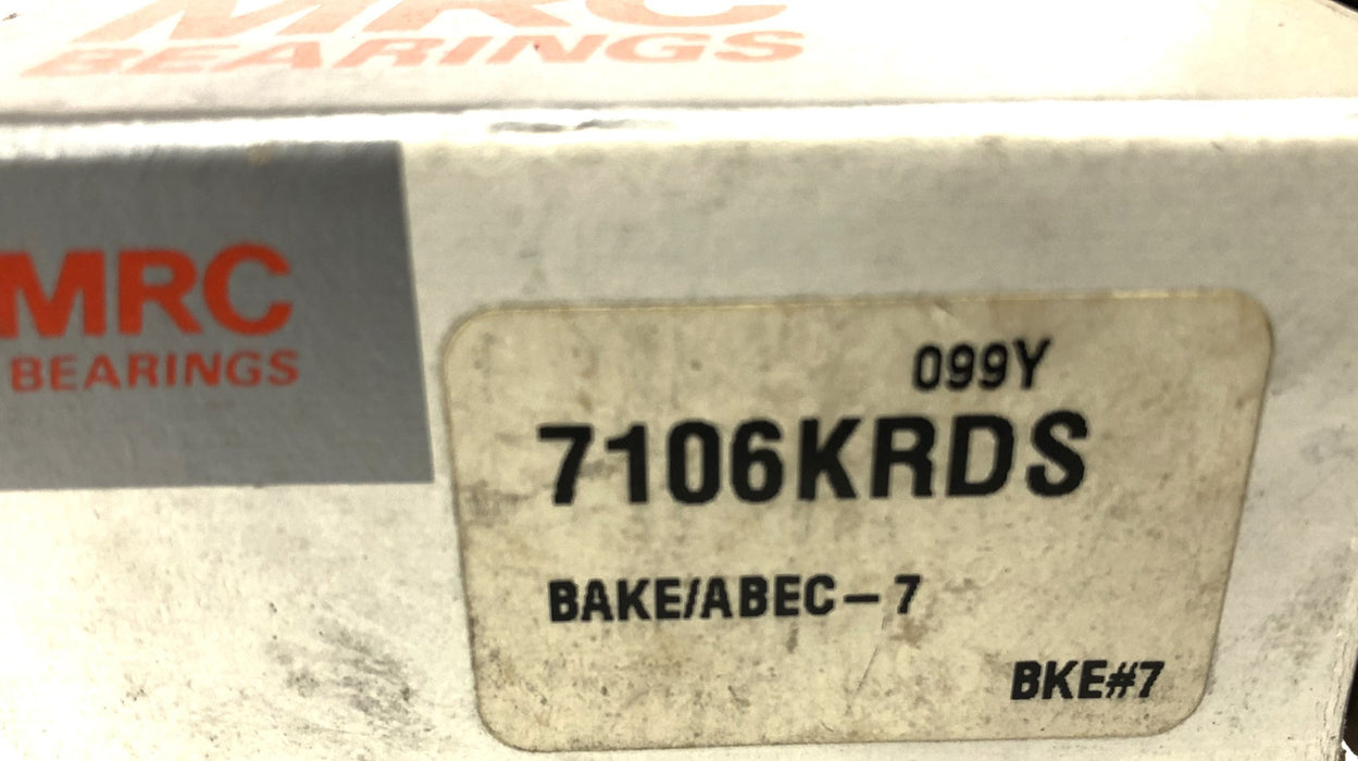 MRC Precision Ball Bearing Pair 7106KRDS-BKE#7 NOS