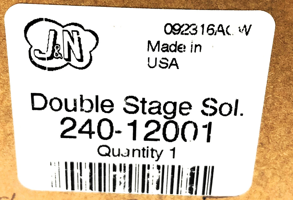 J&N Double Stage Sol 240-12001 NOS