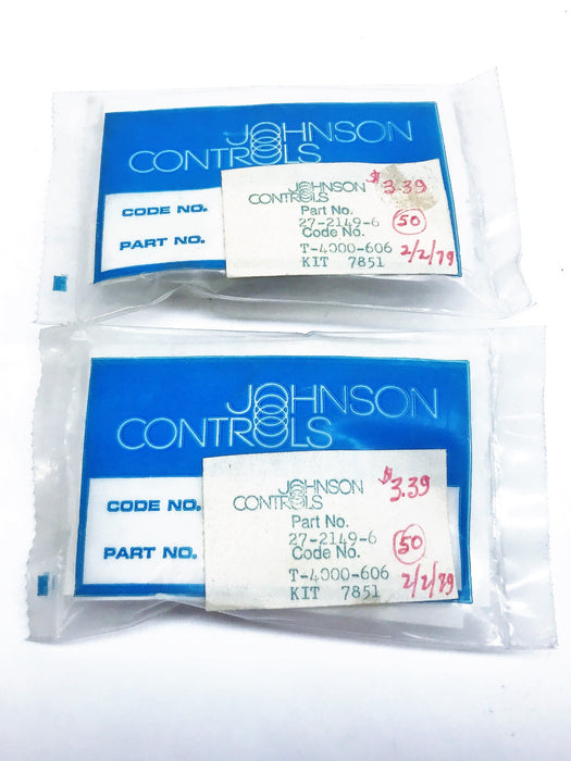 Johnson Controls Orifice and Gasket Replacement Kit T-4000-606 [Lot of 2] NOS