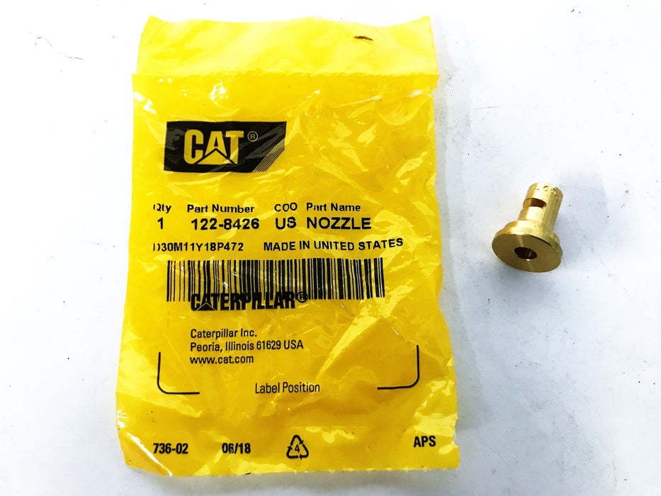Caterpillar OEM Paving Compactor Nozzle 122-8426 NOS