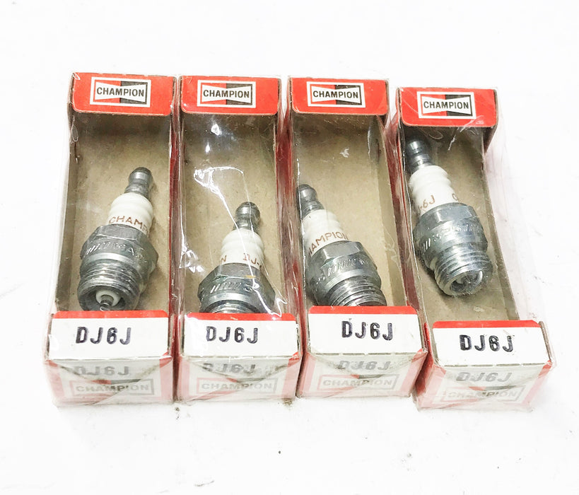 Champion Spark Plug DJ6J [Lot of 4] NOS