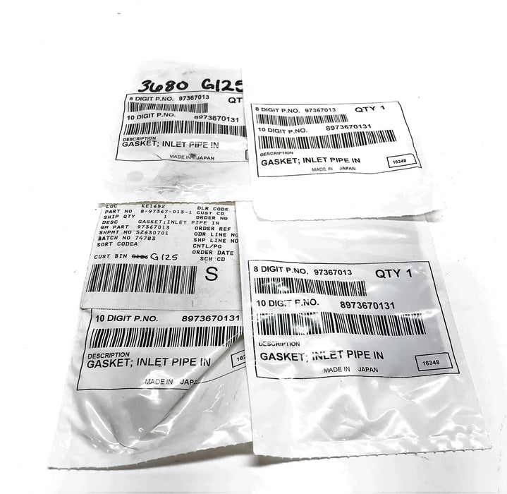 General Motors/Isuzu Inlet Pipe Gasket 97367013 (8973670131) [Lot of 4] NOS
