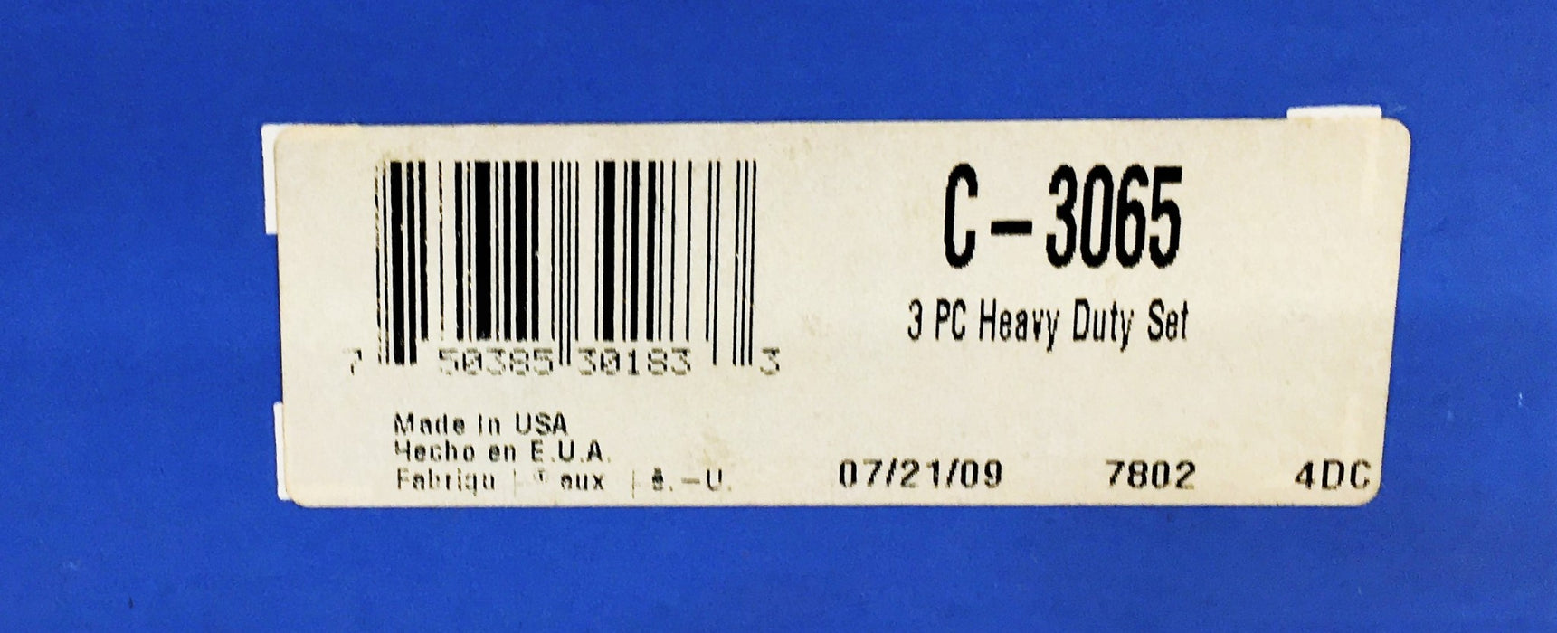 Cloyes 3 Piece Heavy Duty Timing Chain Set C-3065 NOS