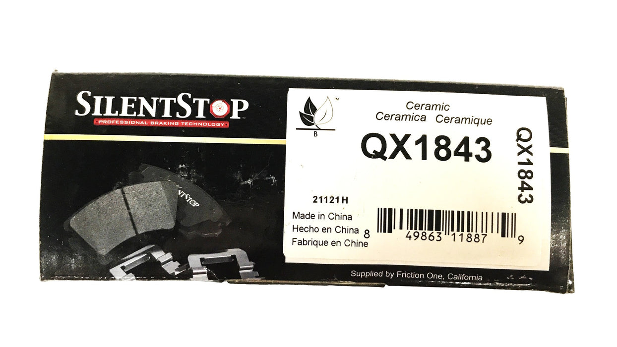 Silent Stop Semi-Metallic Brake Pad Kit QX1843 NOS