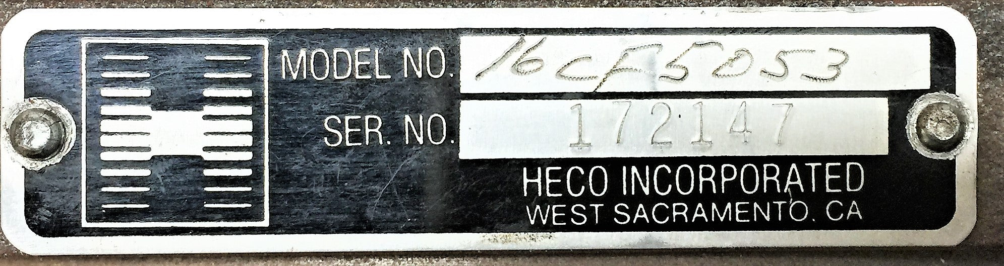 HECO GEAR Speed Reducer 16CF5053 (16CF-50-53) NOS