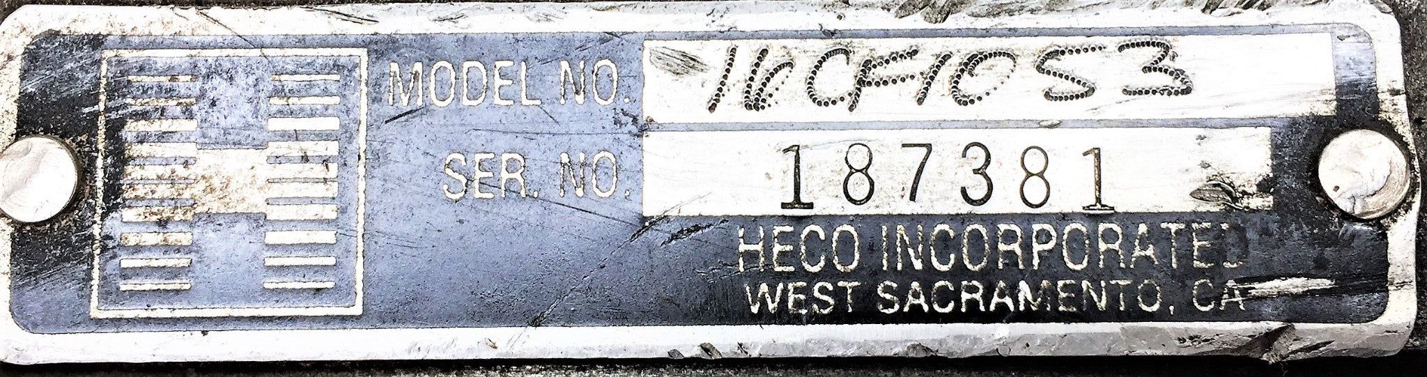 HECO GEAR Speed Reducer 16CF1053 (16CF-10-53) NOS