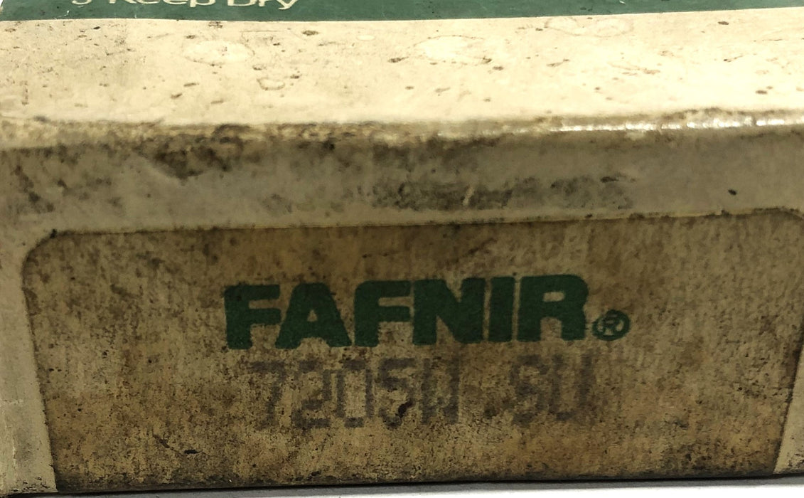 Fafnir Single Row Ball Bearing 7205W-SU NOS
