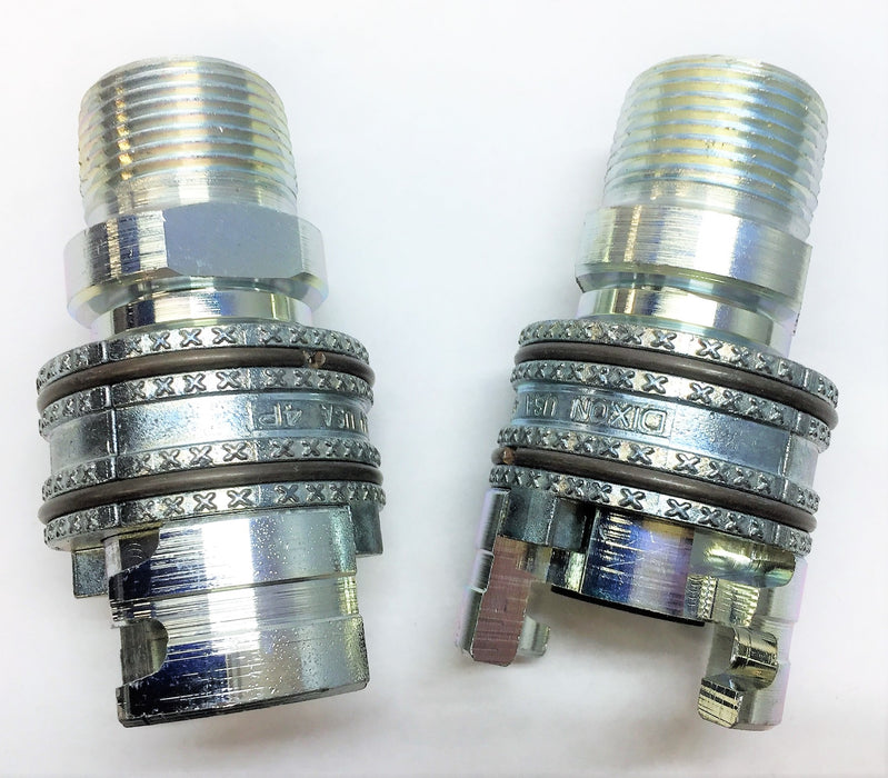 DIXON 1/2" Steel Coupler w/ Locking Sleeve PML-12 [Lot of 2] NOS