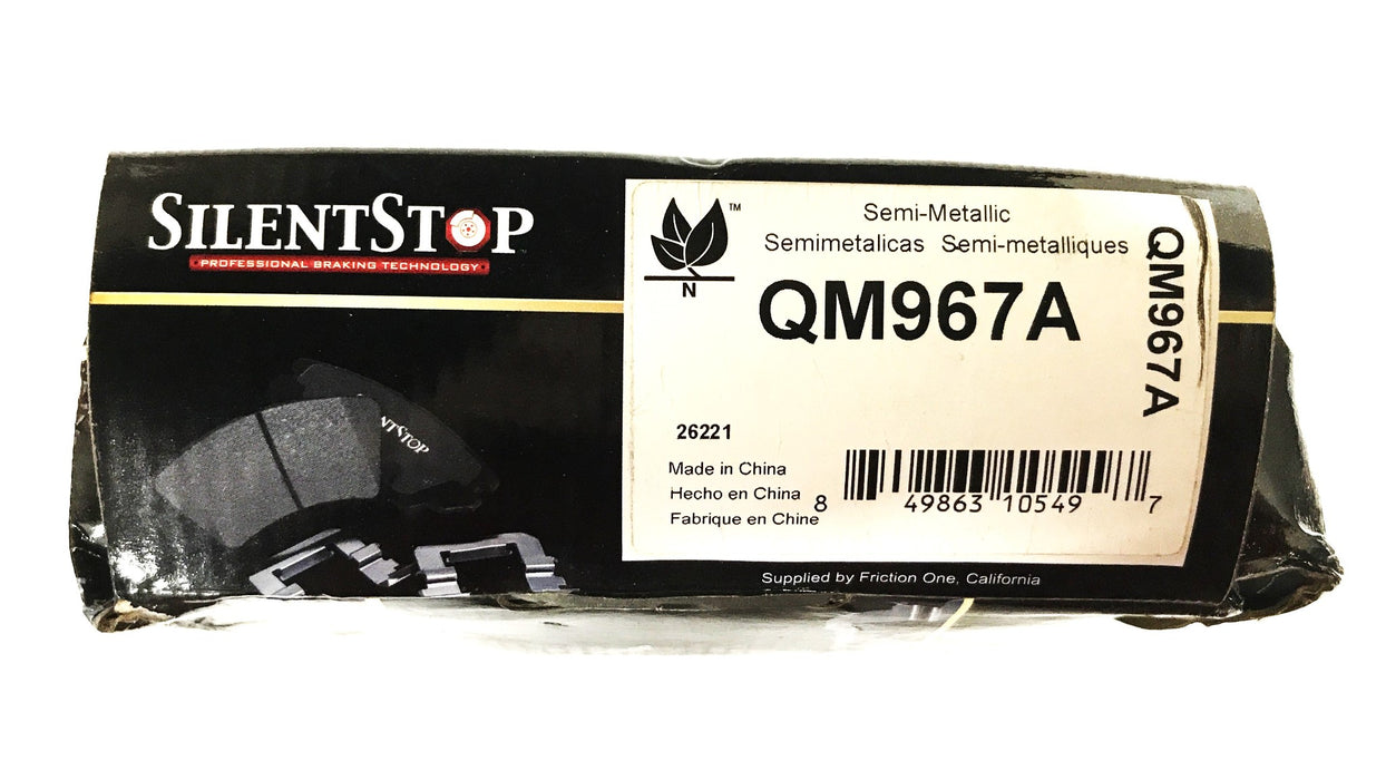 Silent Stop Semi-Metallic Brake Pad Kit QM967A NOS