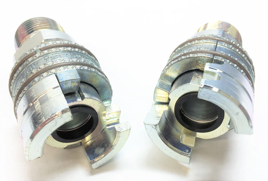 DIXON 1/2" Steel Coupler w/ Locking Sleeve PML-12 [Lot of 2] NOS