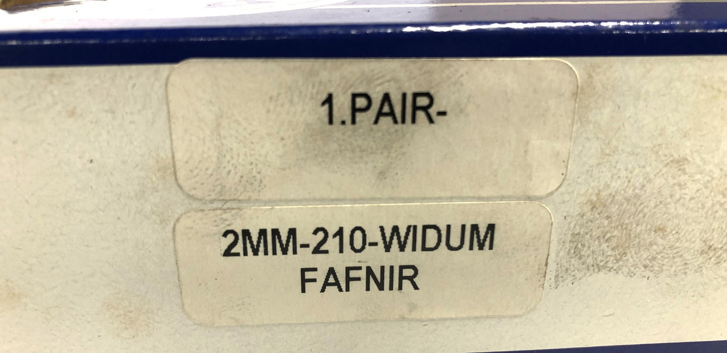 Fafnir Precision Single Row Ball Bearing Pair 2MM-210-WIDUM (2MM210WIM) NOS