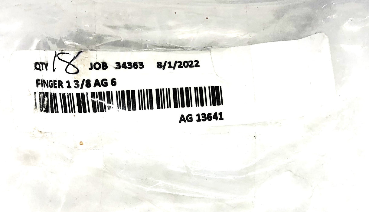 Unbranded 1-3/8 AG 6 0.37 Inch ID Finger AG-13641 NOS