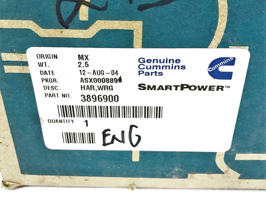 Cummins OEM Wiring Harness Assembly 3896900 NOS