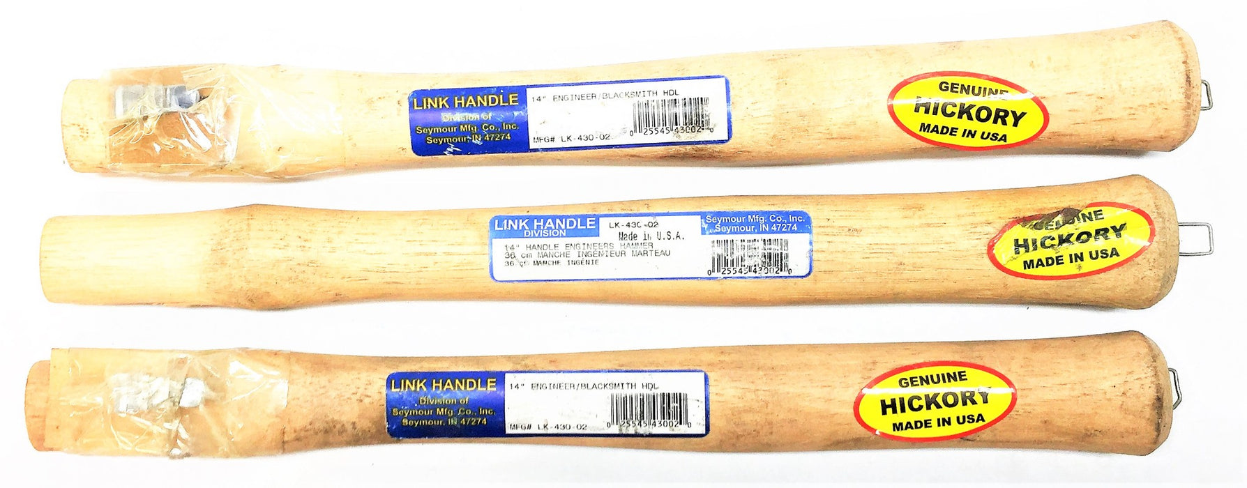 LINK HANDLE 14" Engineer/Blacksmith Handle LK-430-02 [Lot of 3] NOS