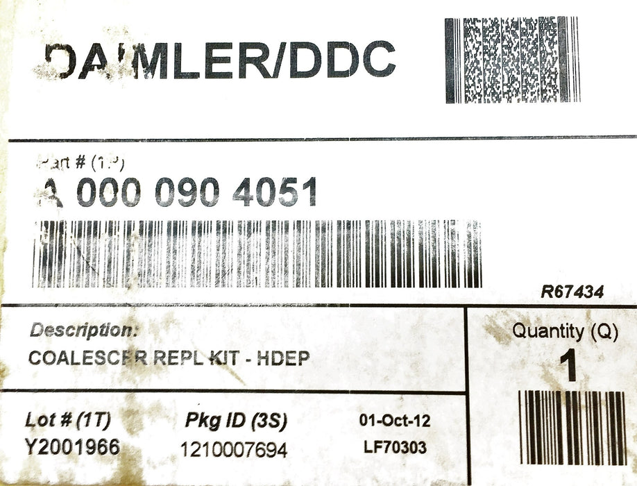 Daimler/DDC Filter A 000 090 4051 (A0000904051) OEM NOS